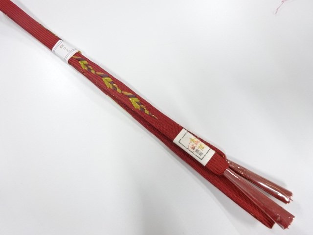 JAPANESE KIMONO / UNUSED KOREI HAND-TIED OBIJIME